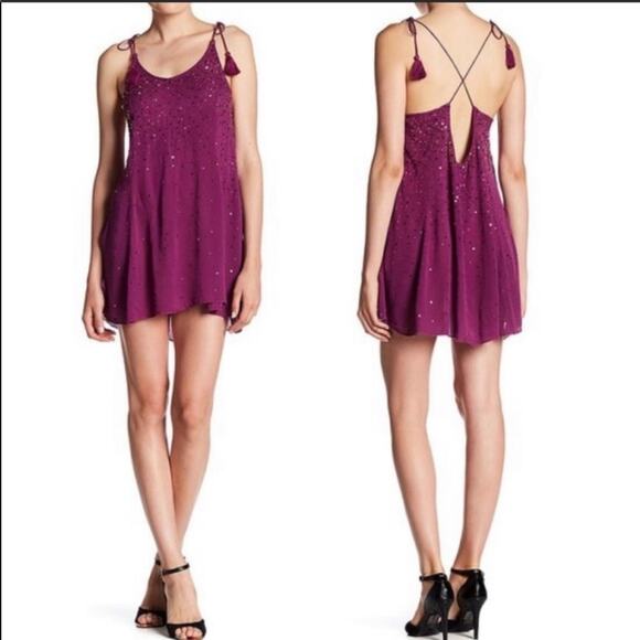 New‎ Free People Just Watch Me Slip Dress - Picture 1 of 5